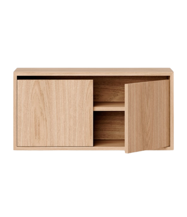 New Works  New Works Shelf Collection, Wall Cabinet Low with doors