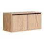 New Works Shelf Collection, Wall Cabinet Low with doors