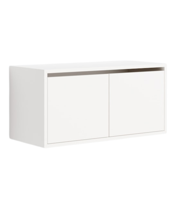 New Works  New Works Shelf Collection, Wall Cabinet Low with doors