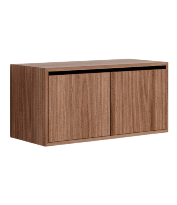 New Works  New Works Shelf Collection, Wall Cabinet Low with doors