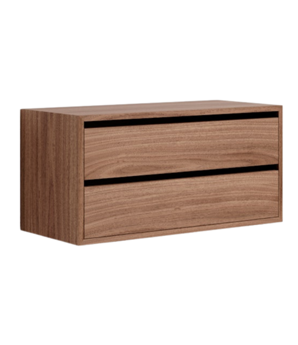 New Works  New Works Shelf Collection, Wall Cabinet Low with 2 drawers