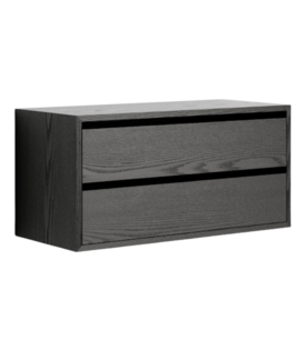 New Works Wall Cabinet Low with 2 drawers