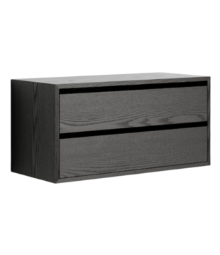 New Works Wall Cabinet Low with 2 drawers