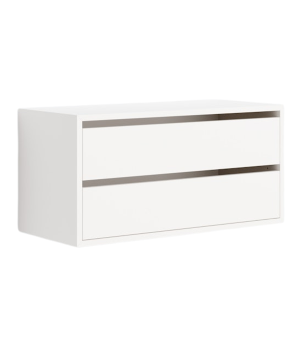 New Works  New Works Shelf Collection, Wall Cabinet Low with 2 drawers