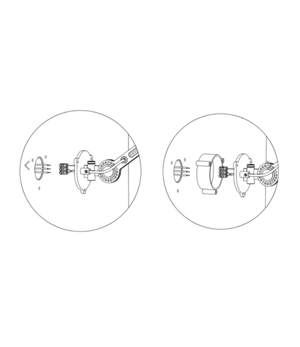 Tonone   Bolt Muur ring / Opvulhuls