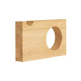 Vaarnii - 010 Circle Horizontal wall hook, pine