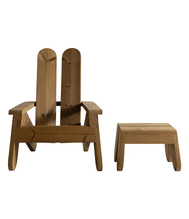 Vaarnii 015 Peace Outdoor lounge chair solid pine