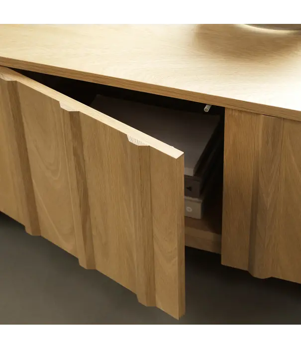 Normann Copenhagen  Rib Dressoir Low, naturel eiken