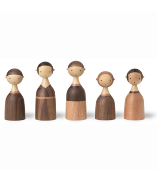 Architectmade - Kin Family, houten figuren