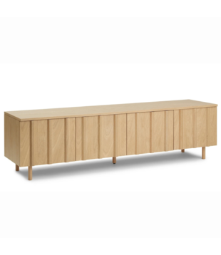 Rib Low Sideboard oak