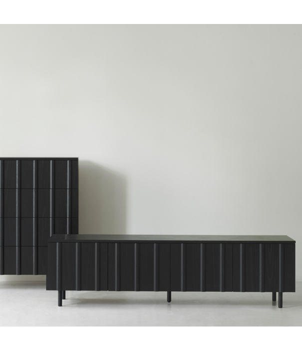 Normann Copenhagen  Rib Sideboard Low, natural oak