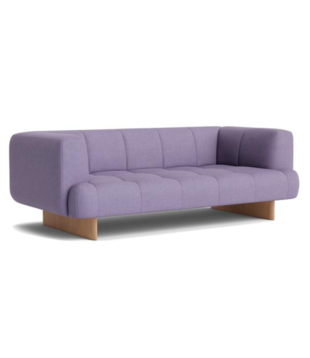 Hay Quilton Lift 2 seater Sofa, wood base