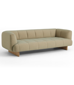 Hay Quilton Lift 3 seater Sofa, wood base