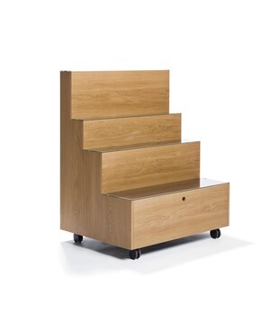 Karakter - Rampa Shelf Storage unit, oak natural