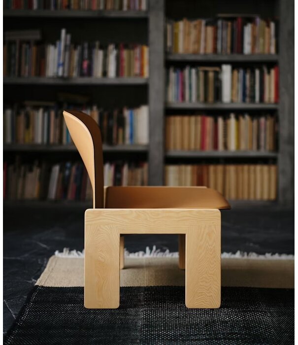 Karakter Karakter Copenhagen Scarpa 925 lounge chair ash, saddle leather