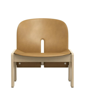 Scarpa 925 Lounge Chair ash, saddle leather - Sale