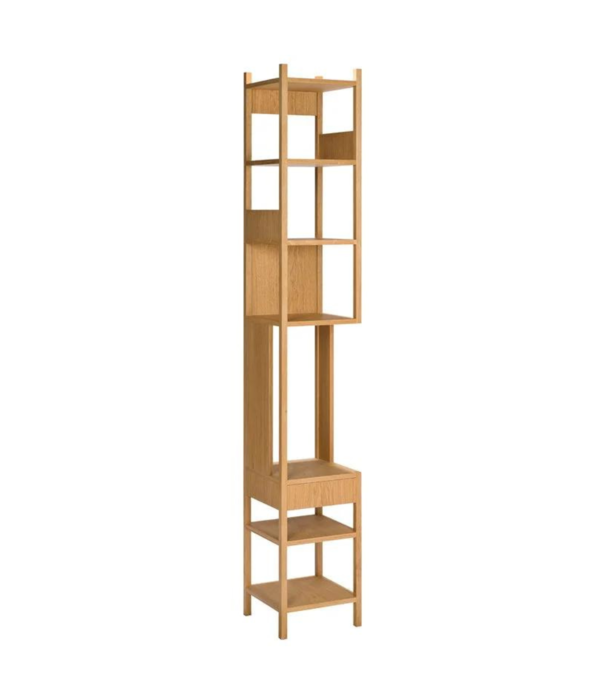 Karakter Karakter Lungangolo Shelf geolied eiken, rechts