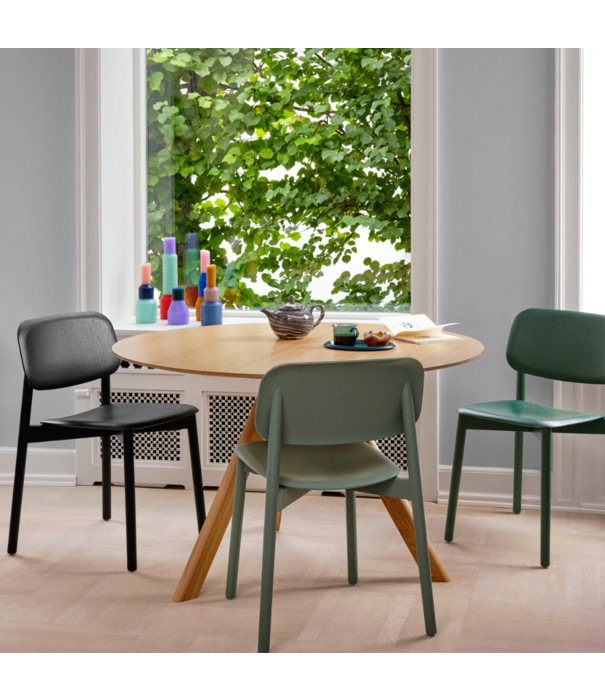 Hay  Hay CPH 25 Eettafel Rond smokey blue linoleum