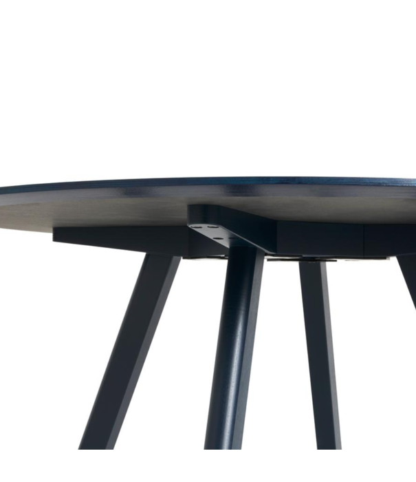 Hay  CPH 25 Round Dining Table smokey blue linoleum
