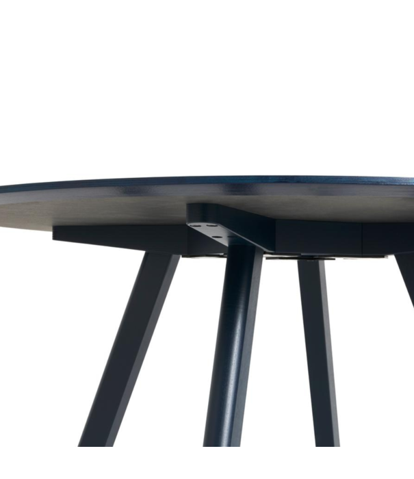 Hay  Dining Campaign - Cph25 2.0 Eettafel Rond smokey blue linoleum