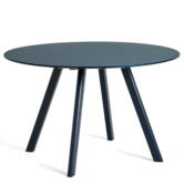 CPH 25 Round Dining Table smokey blue linoleum