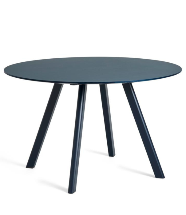Hay  CPH 25 Round Dining Table smokey blue linoleum