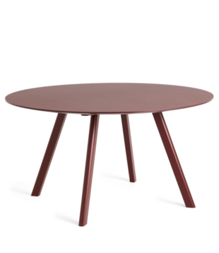 Hay Cph 25 2.0 Eettafel Rond burgundy linoleum Ø140