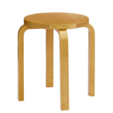 Stool E60 birch, honey stained