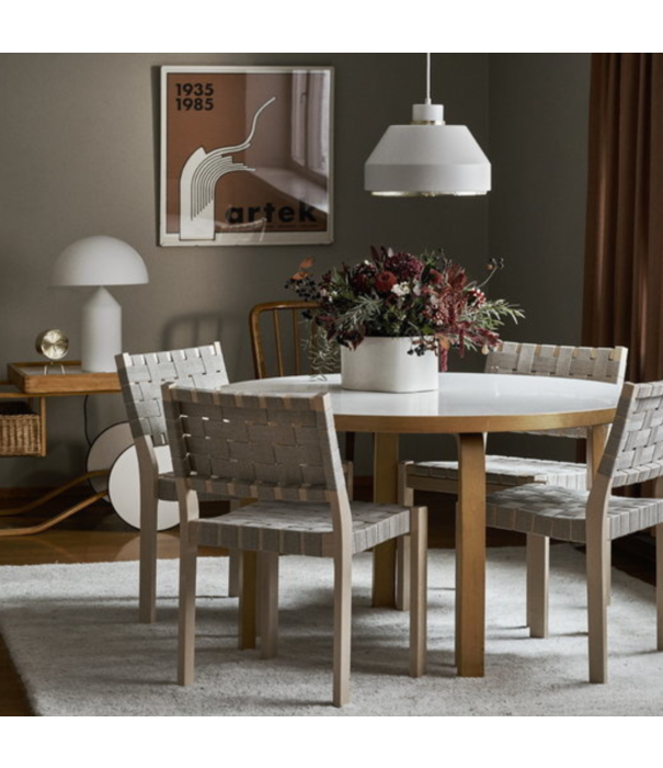 Artek  AMA500 Pendant Lamp white, brass