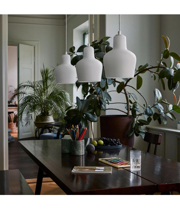 Artek  A440 Pendant Lamp opal glass, satin finish