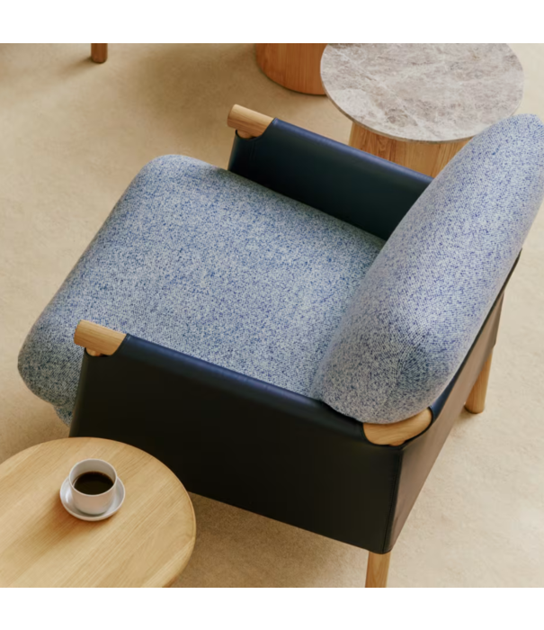 Fredericia  Model 8805,  Savannah Lounge Chair Petit oak legs
