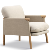 Model 8805 Savannah Lounge Chair Petit, oak legs