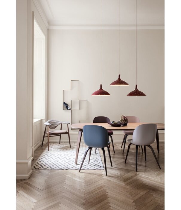 Gubi   Elliptical Dining Table Black Ash 230 x 120