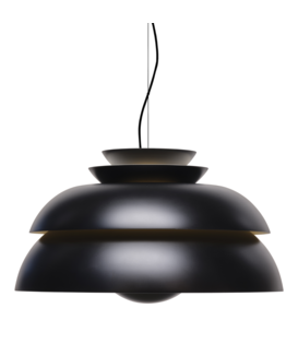 Fritz Hansen - Concert P3 Hanglamp zwart Ø55