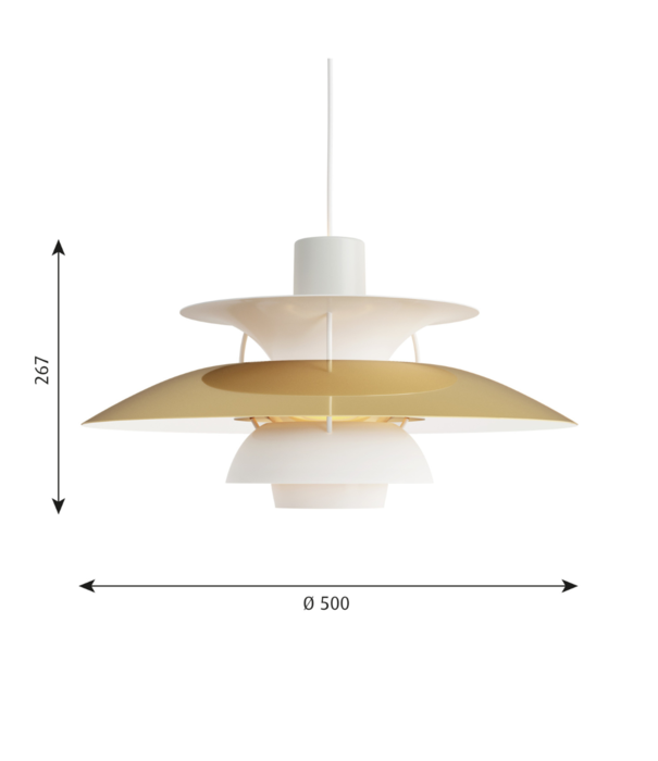 Louis Poulsen  PH 5 Pendant Metal brass 50cm