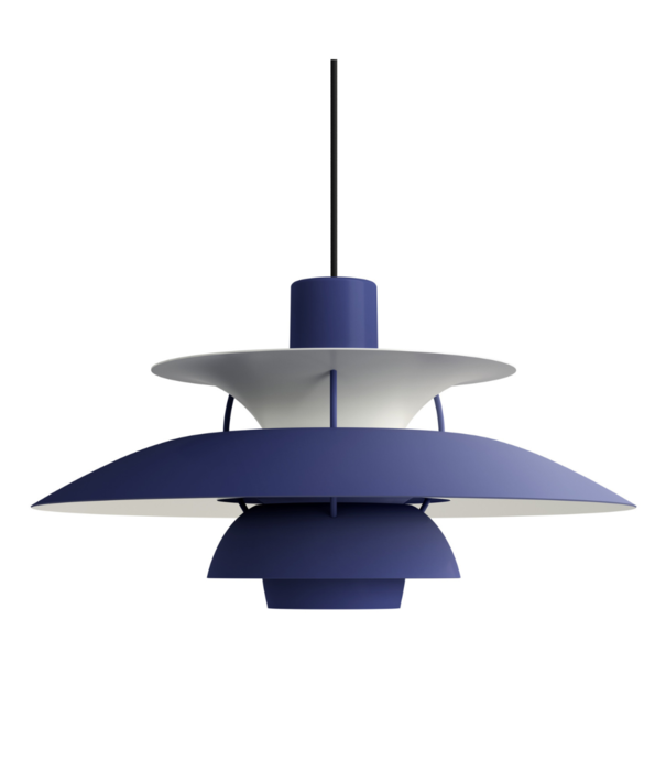 Louis Poulsen  PH 5 Pendant Monochrome dusty indigo