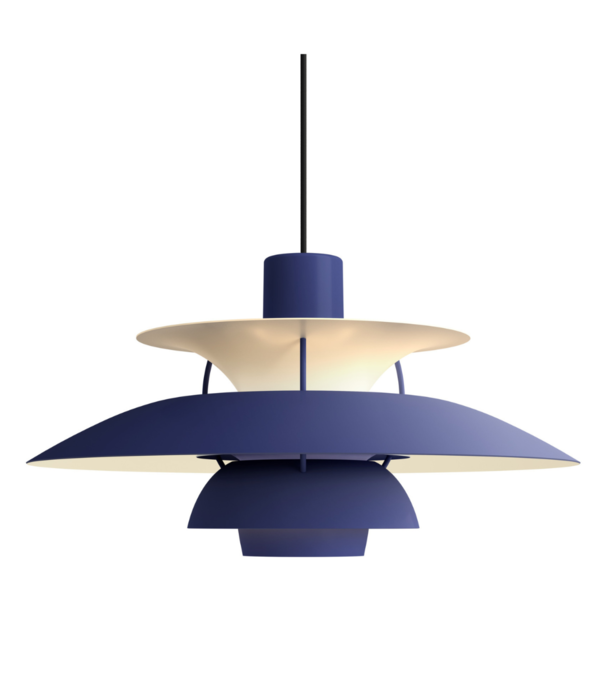 Louis Poulsen  PH 5 Pendant Monochrome dusty indigo