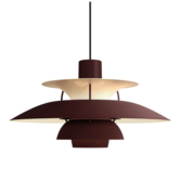 PH 5 Hanglamp Monochrome burgundy
