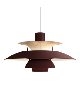 PH 5 Pendant Monochrome burgundy