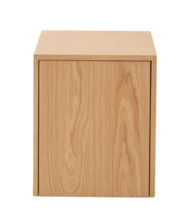 New Works - Mass Side Table with Drawer - Oak