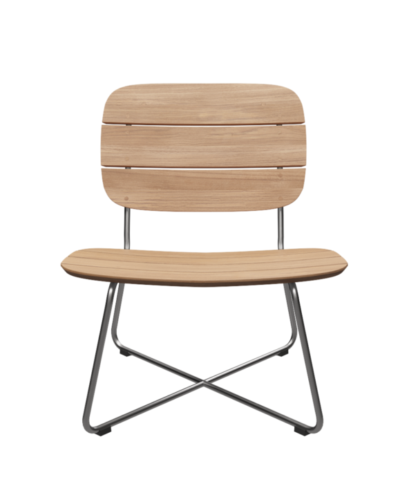 Fritz Hansen Fritz Hansen Lilium Outdoor Lounge Stoel teak