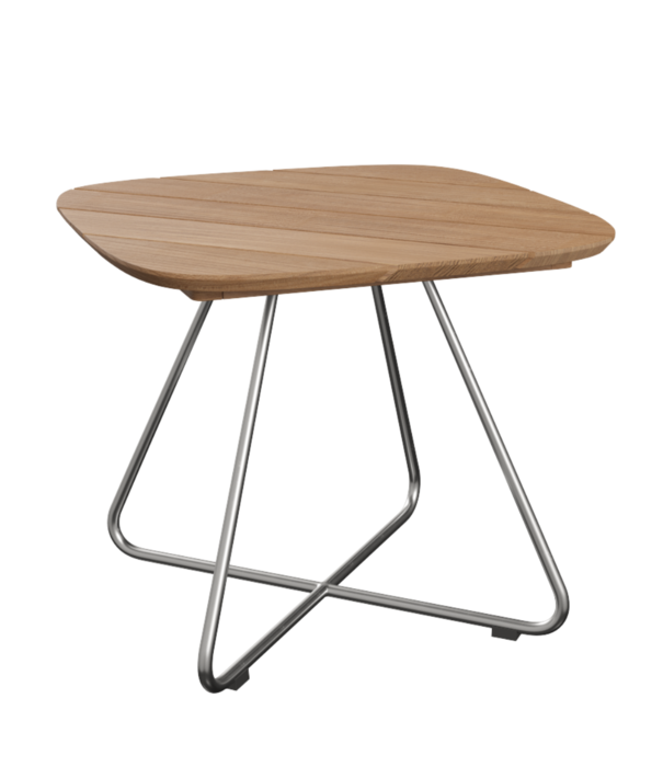 Fritz Hansen Fritz Hansen Lilium Lounge Table teak / stainless steel