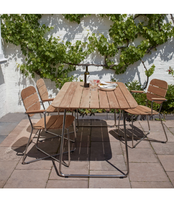 Fritz Hansen Fritz Hansen Lillium Tuintafel teak / RVS