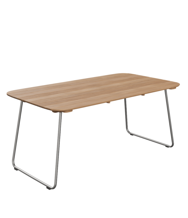 Fritz Hansen Fritz Hansen Skagerak Collection - Lilium Table brushed stainless steel, teak