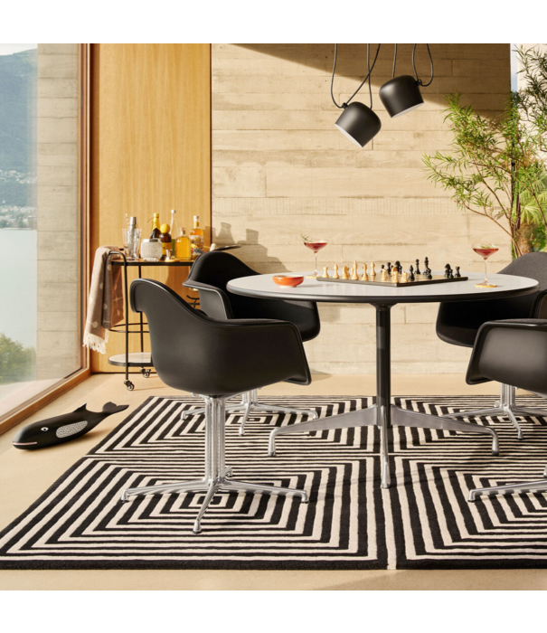 Vitra  Vitra  Eames Segmented Dining Table Round white HPL Laminate
