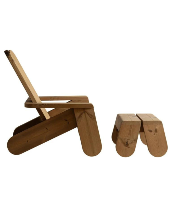 Vaarnii Vaarnii 015 Peace Outdoor lounge chair solid pine