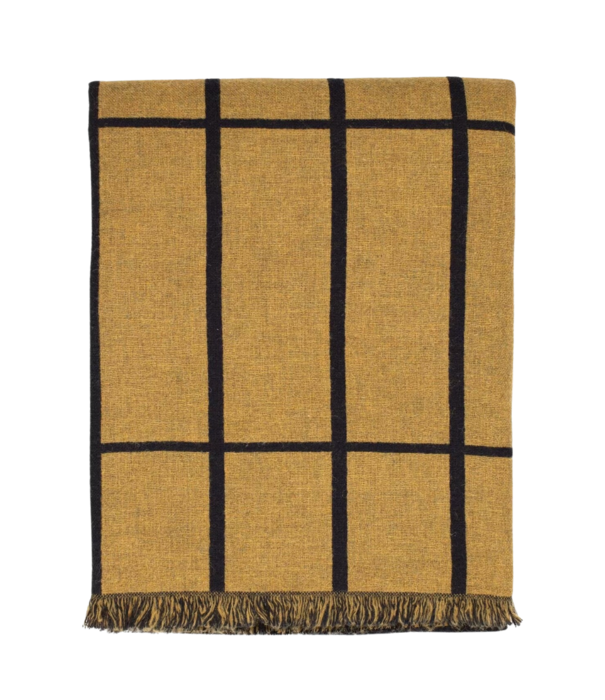 Marimekko Marimekko -  Tiiliskivi Throw Caviar Ochre 140 x 180