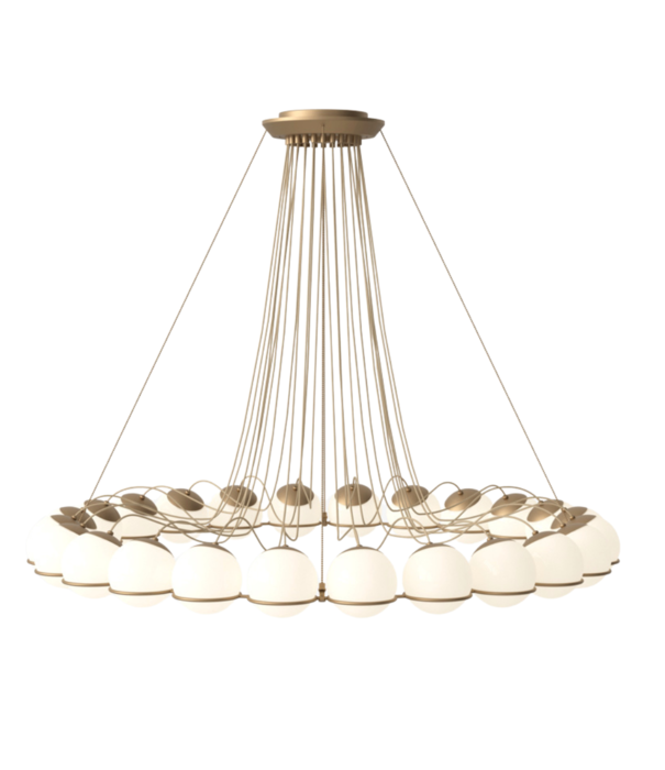 Astep  Astep Model 2109 Chandelier opal glass