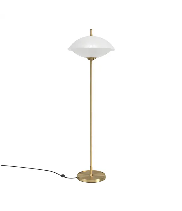 Fritz Hansen Clam Vloerlamp opaal glass