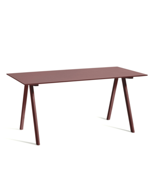 Hay Cph 10 Desk burgundy linoleum 160cm